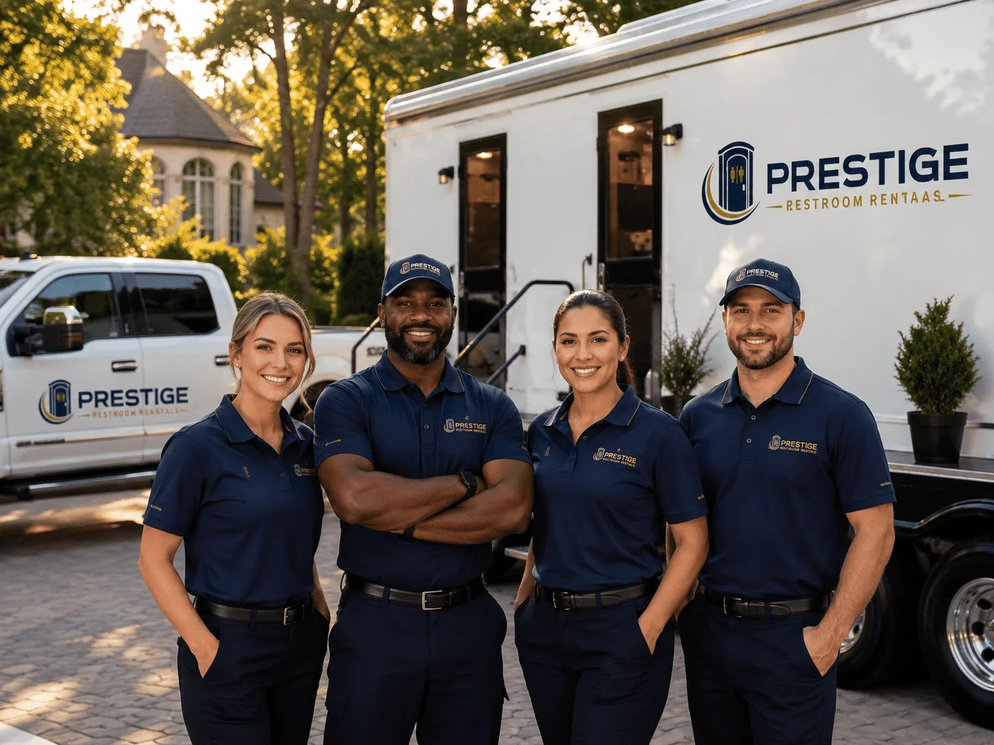 Trusted Luxury Portable Restrooms company in Exchange, WV